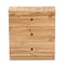 Baxton Studio Decon Modern and Contemporary Oak Brown Finished Wood 3-Drawer Storage Chest 189-11975-ZORO - alternate 6